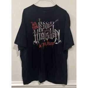 Eddie Kingston T-Shirt AEW Out for Blood Black Mens 2XL All Elite Wrestling